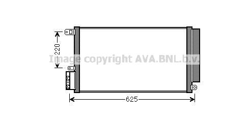 AVA QUALITY COOLING Конденсатор, кондиционер AL5115D